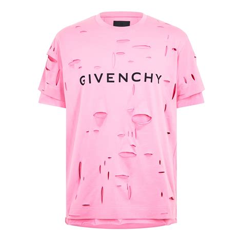 givenchy t shirt blogger|givenchy distressed t shirt.